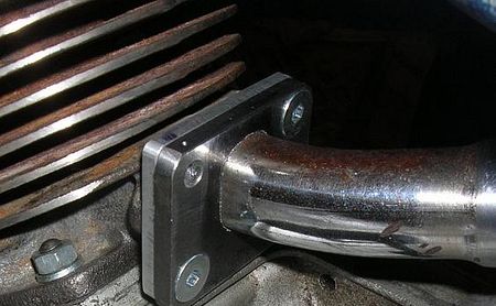 Insuget monterat på cylindern.
