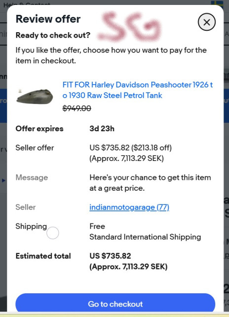 250730 SG börjar lessna på EBAY Usa son skickar jävka offers hela tiden som man skulle ha 10000 till 8000kr bara liggande .jpg