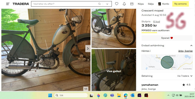 250804 SG tänkte en billig Crecent men missa slut 3350kr var ej farligt heller.jpg