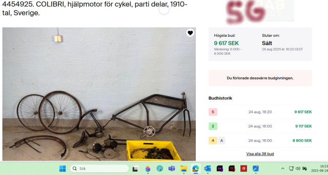 250824 1910 Colibri med sämta beskriving SG gick hårt på den men nä runt 12000kr blev det med slag.jpg