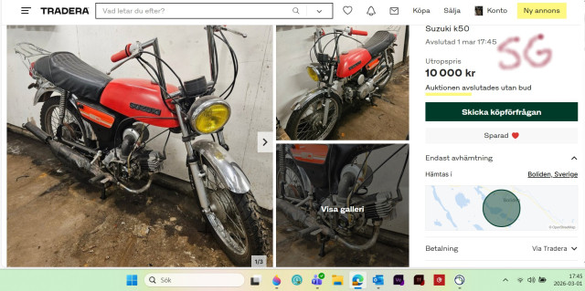 260301 SG kolla auktion på en 1981 Suzuki K50 med roligt trim Agge2 och 21 delotro osv men Boliden inget bud långt dit.jpg