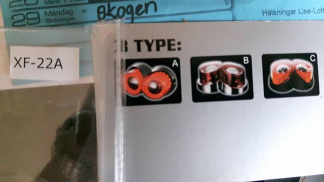 Tre tjusiga versioner varav A klart snyggast på min moppe